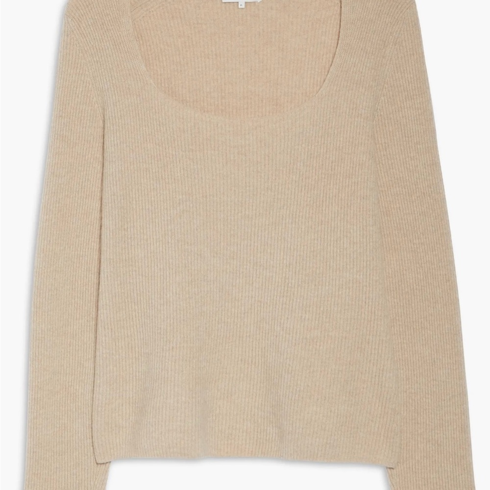 Vince Women's Sweater in Beige Crew Neck